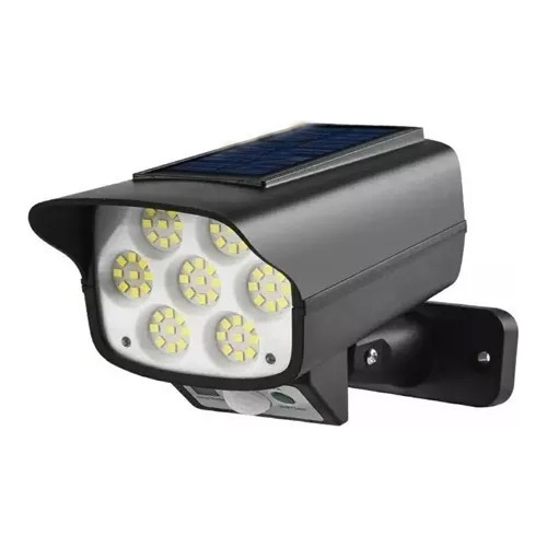 Lampara Solar Tipo Camara Con Sensor Y Control 63smd