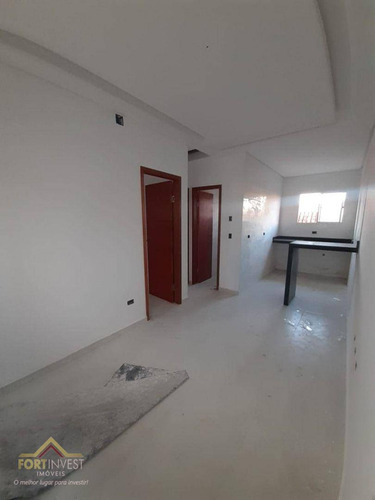 Imagem 2 de 7 de Casa Com 2 Dormitórios À Venda, 102030 M² Por R$ 245.000,00 - Aviação - Praia Grande/sp - Ca0836