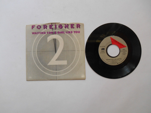 Foreigner Waiting For A Girl Like You Disco7 Pulgadas 45 Rpm