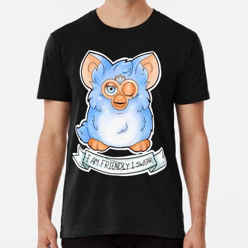 Remera Furby Azul Diabólico Algodon Premium