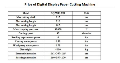 Guillotina 92 Cm Con Display (Usado)