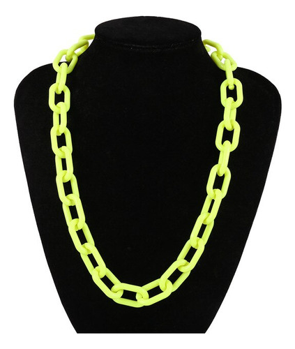 Gargantilla Punk De Moda Para Mujer, Collar De Res Green Nec