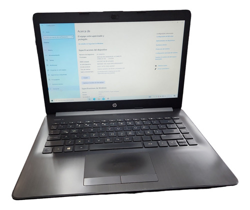 Laptop Hp 14-cm0038la, Color Gris, Ssd 128 Gb, Ram 8 Gb