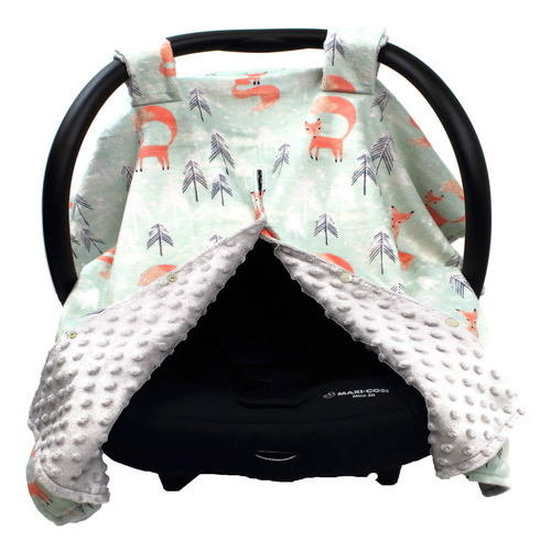 Dear Baby Gear Deluxe Baby Car Seat Toldo Cubierta, Woodland