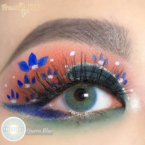 Imagen 4 de 9 de Freshlady - Queen Blue Lentes De Contacto