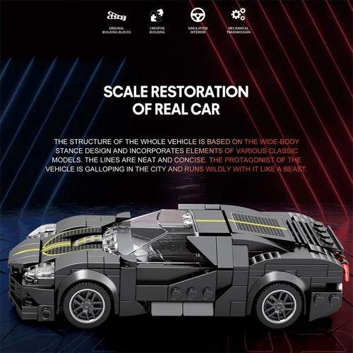Mz Bloque De Construcción De Coches Deportivos Modelo
