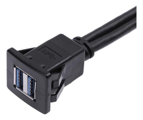 Extensión Doble Usb3.0 Macho A Hembra De 2 Puertos