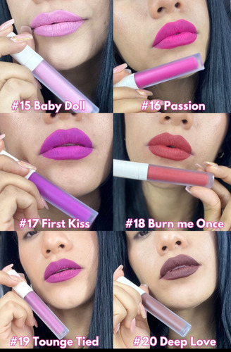 Labial LĂquido Matte Farmasi 15 Baby Doll 15ml