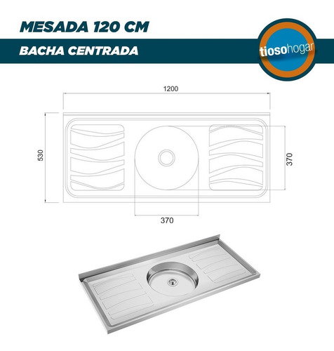 Imagen 3 de 9 de Combo Bajo Mesada Acero Alacena Grif Monocomando Cocina