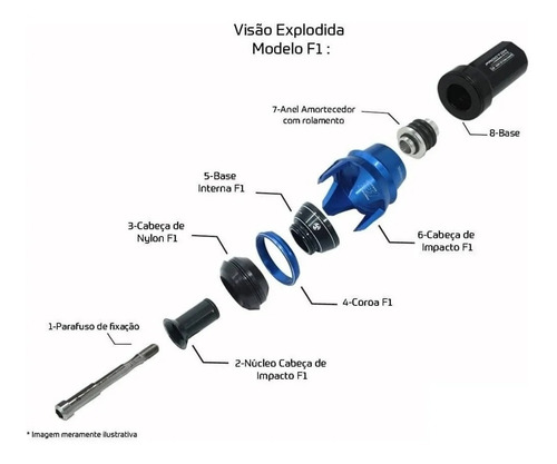 Imagem 5 de 6 de Slider Procton F1 Honda Cb 1000 Cb1000 2019/2022 Preto Fosco