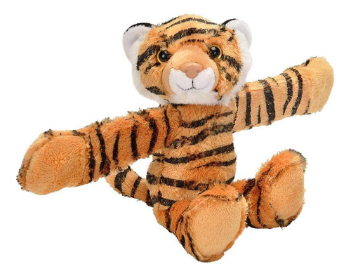 Wild Republic Huggers, Peluche Tiger, Pulsera Slap, St...