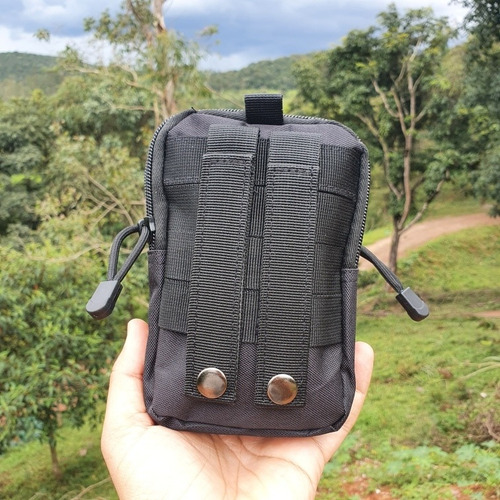Imagem 10 de 10 de Bolso Tático Edc Modular Militar Pochete Porta Celular Molle