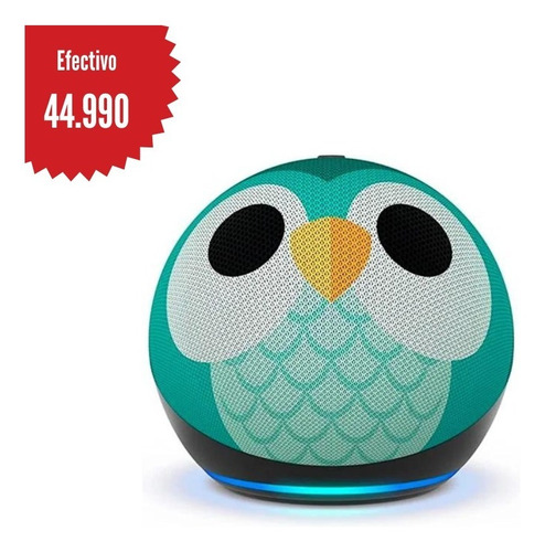 Imagen 1 de 4 de Amazon Echo Dot 5th Gen Kids (buho) Asistente Virtual Alexa