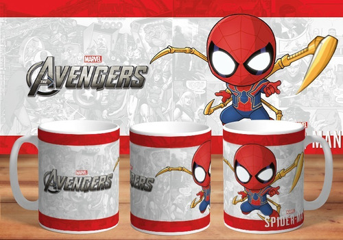 Taza De Plástico - Superheroes Spiderman Hombre Araña - #k1