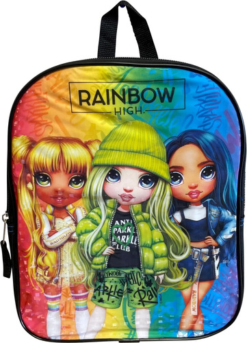 Minimochila Fast Forward Rainbow High 11 (negro-azul)