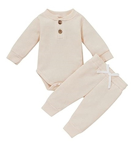 Ropa Para Bebe Cojunto De 2 Piezas Beige Talla 12-18 Meses