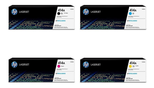 Pack 4 Toner Hp 414a / Negro + Colores M454 M479