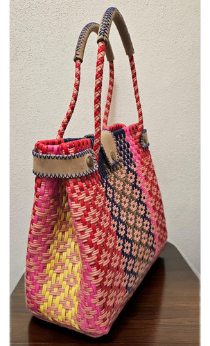 Bolso Para Mujer Tejido A Mano Tote Bag Bolsa Para Playa