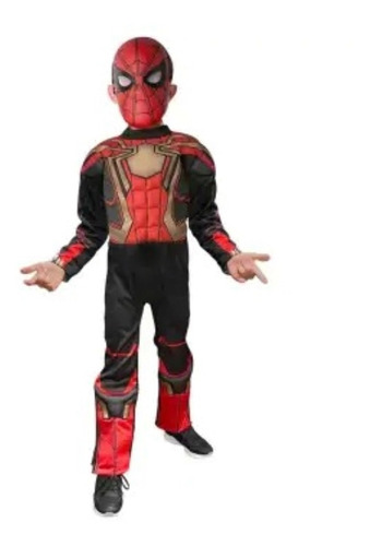 Disfraz Infantil Spiderman Con Máscara Negro No Way Home Ruz