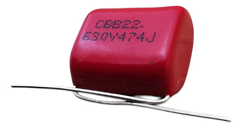 Capacitor Poliéster 470n 630v Paquete 3pcs