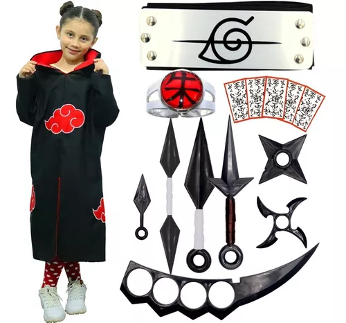 Colar Akatsuki Itachi Símbolo Nuvem Vermelha Naruto : .com.br: Moda