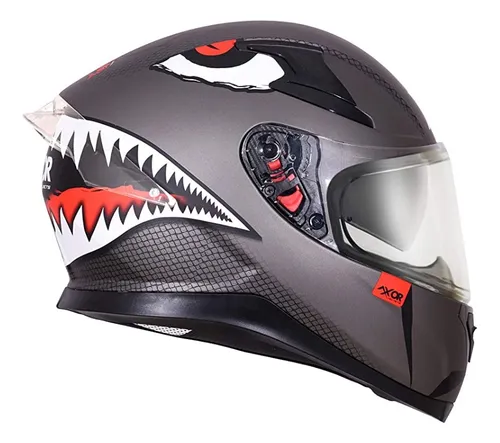 Casco Moto Axor Apex Sharkco Sunvisor Incluye Pinlock Dot Cuotas