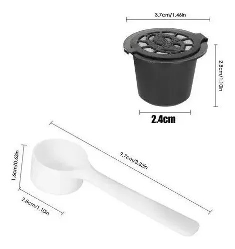Pack 6 Capsulas Reutilizables Para Cafetera Nespresso