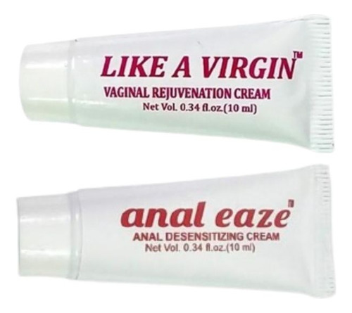 Lubricante Paquete Anal Eaze Y  Like A Virgin 10 Ml C/u