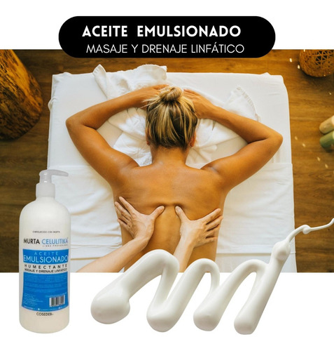 Aceite Emulsionado Drenaje Linfático Reductor 1litro Cosedeb