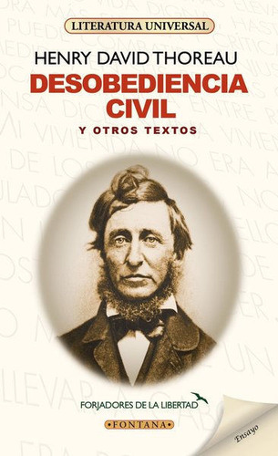 Desobediencia Civil Y Otros Textos / Henry David Thoreau