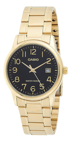 Reloj Casio  Mtp-v002g-1b  #mtp-v002g-1b  De Acero De Acero