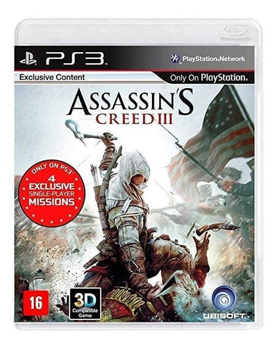 Assassin's Creed Iii Ps3 Usado Mídia Física