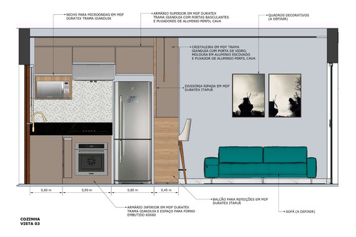 Imagem 5 de 10 de Projeto 3d De Interiores E Móveis Planejados