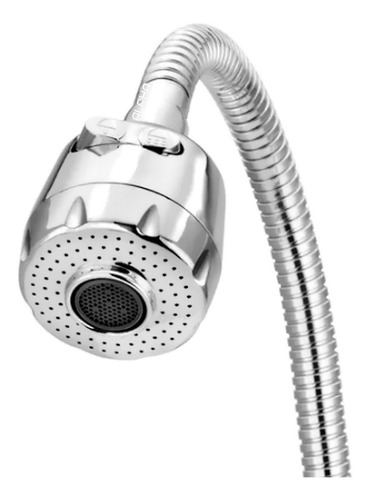 Torneira Para Pia Cozinha Tubo Flexível Parede Gourmet 02 Jatos Cor Cromado Marca Alpha Hidrometais