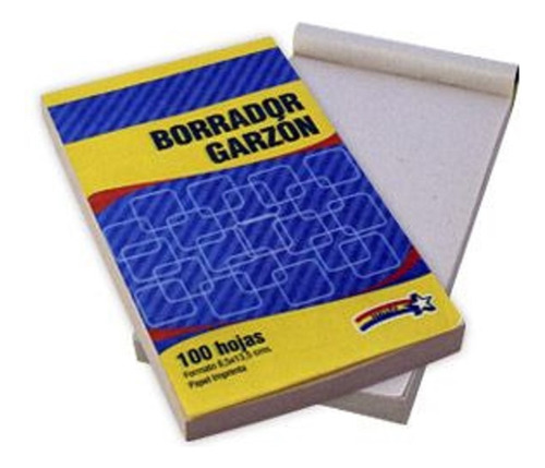 Borrador Garzon 100hj Pack 40 Un / Artesano Librería