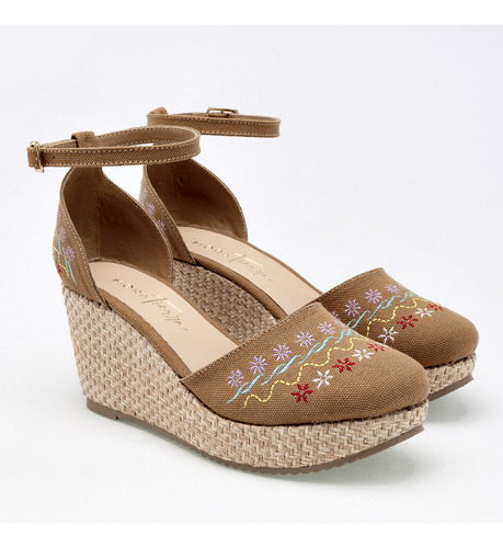 Zapatillas Mujer Mora Tierra 1125446 Camel Mt 125-458