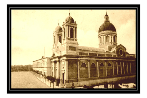 Montevideo En 1900 - Colegio Seminario - Lámina 45x30 Cm.