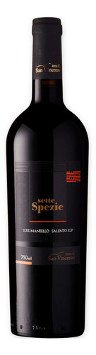 Vinho Italiano Sette Spezie Susumaniello Salento Igp 750ml