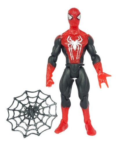 Figura De Accion Hombre Araña Con Telaraña