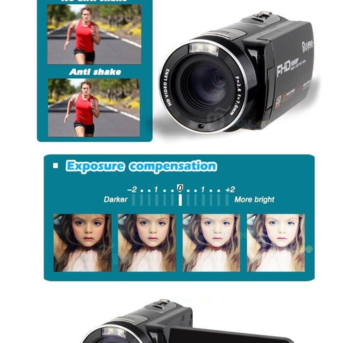Imagen 6 de 6 de Buyee 24mp 3.0 Lcd Con Pantalla Táctil Digital Videocámara