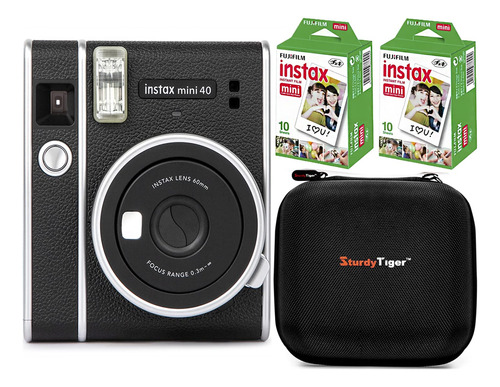 Fujifilm Instax Mini 40 Camara Instantanea Pelicula 20 Uno