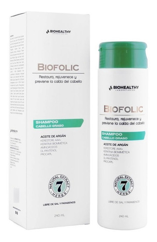 Shampoo Biofolic  Cabello Graso - mL a $362