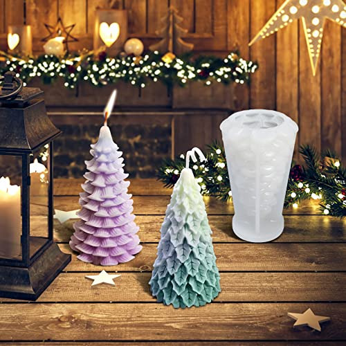 Yejahy Molde De Vela 3d Para Árbol De Navidad, Moldes De Res