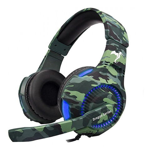 Auriculares Gamer Kolke Trooper 100mw Pc Ps4 Ps5 Xbox  Color Azul