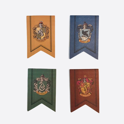 Juego Separadores Libro Casas Harry Potter | MercadoLibre