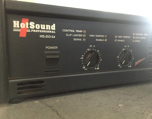 Amplificador De Potencia Hotsound Hs 2.0 Sx 2000w Hs2.0sx