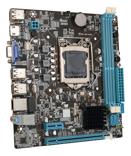 Placa Mãe Bluecase Bmbh61-d2h Intel 1155 Ddr3 H61 2ª 3ª Ger