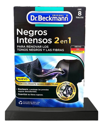 Dr. Beckmann Toallitas Renovadoras De Tonos Negros Y Fibras