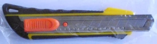 Cortante Ancho Punta Metal Mango Goma Sx723