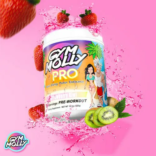 Pre-entrenamiento Pro - 30 Porciones - Fresa Kiwi, 6g Citrulina, 4g Beta-alanina, 300mg Cafeína Pureza Café
